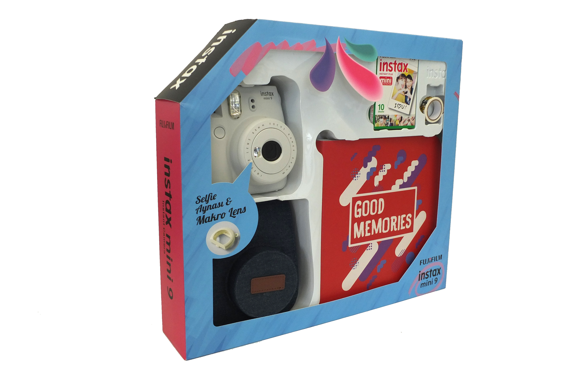 Mini 9 Box Scrapbook SMO White Fotoğraf Makinesi