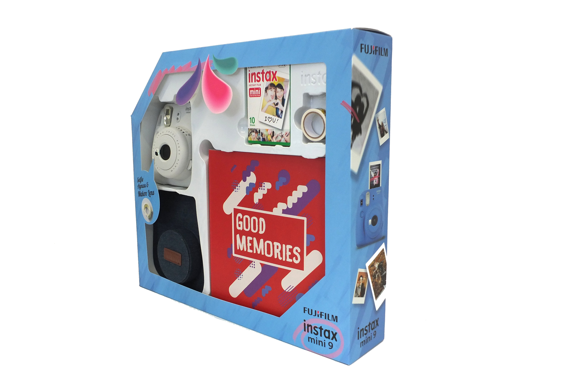 Mini 9 Box Scrapbook SMO White Fotoğraf Makinesi