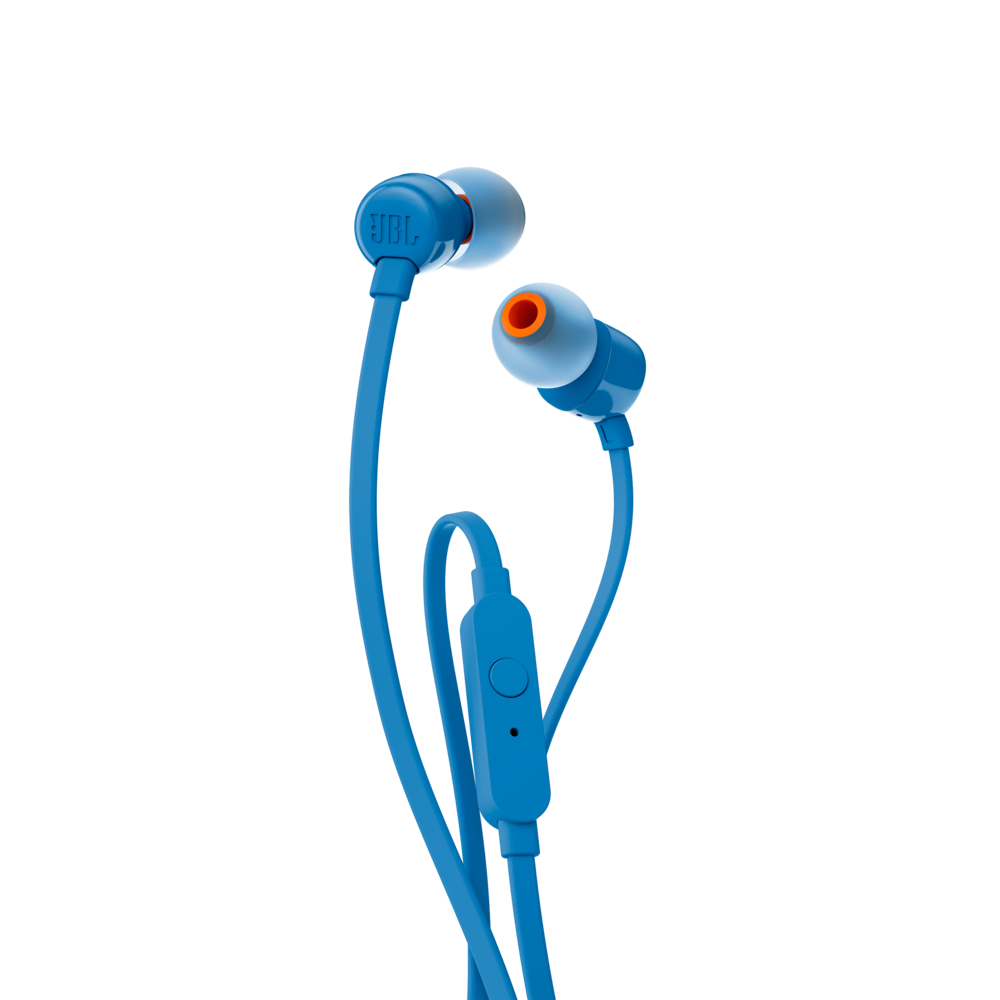 JBL T110 Kablolu Kulakiçi Kulaklık Mavi 
