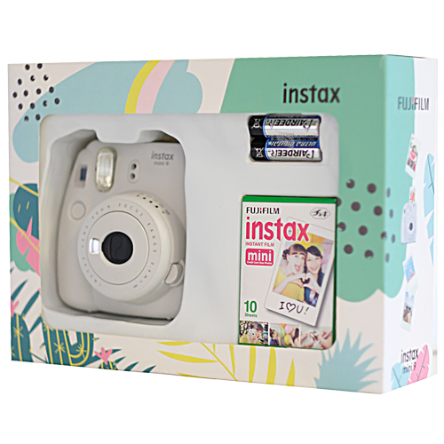 INSTAX MINI 9 MINI BOX SMO WHITE Fotoğraf Makinesi