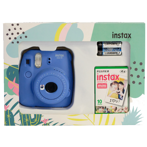 INSTAX MINI 9 MINI BOX COB BLUE Fotoğraf Makinesi