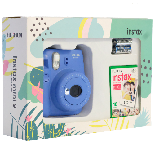 INSTAX MINI 9 MINI BOX COB BLUE Fotoğraf Makinesi