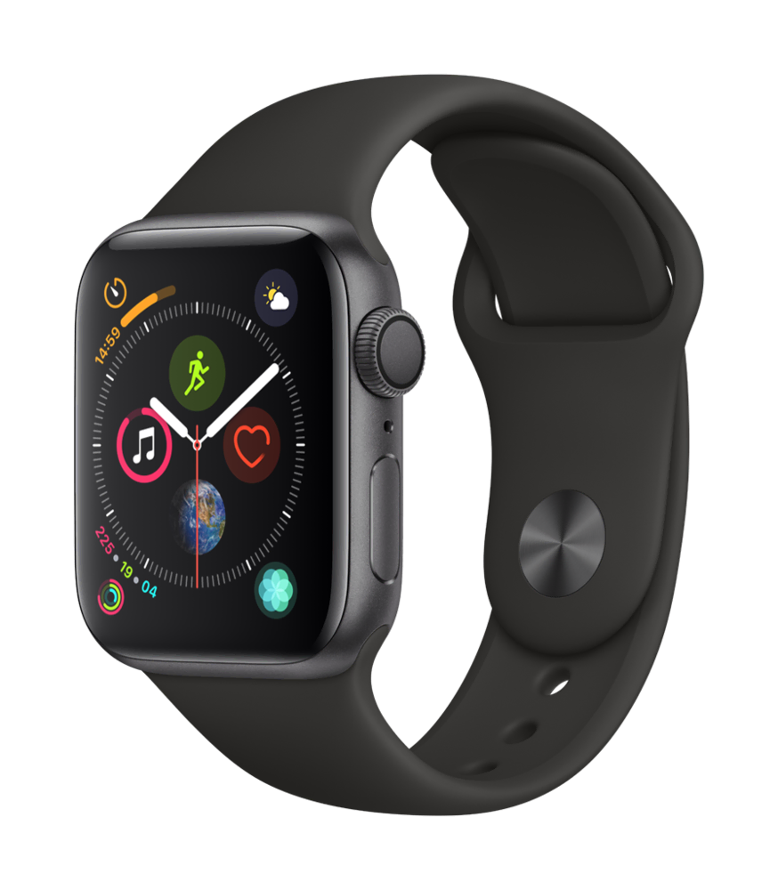Apple Watch Seri 4 40mm Siyah Kordon Akıllı Saat