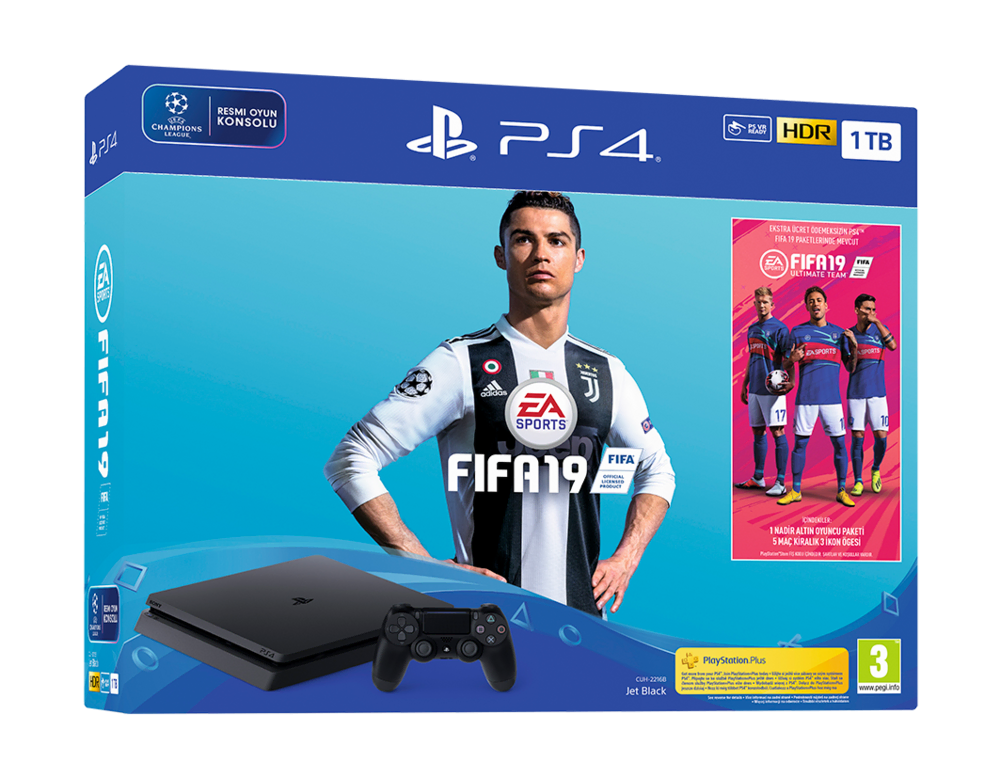 SONY Playstation 4 1 TB FIFA 19 Paketi Oyun Konsolu