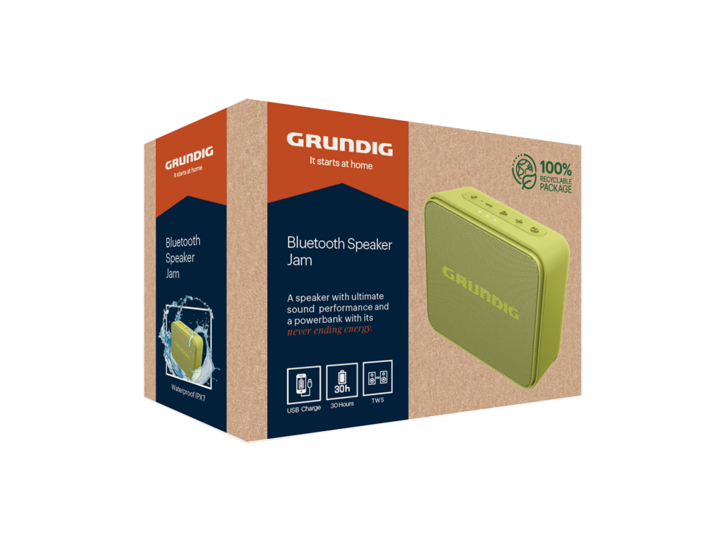 Grundig Jam BT Hoparlör Lime Grundig Hoparlör