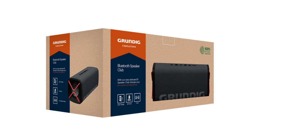 Grundig Club BT Hoparlör Siyah Grundig Hoparlör