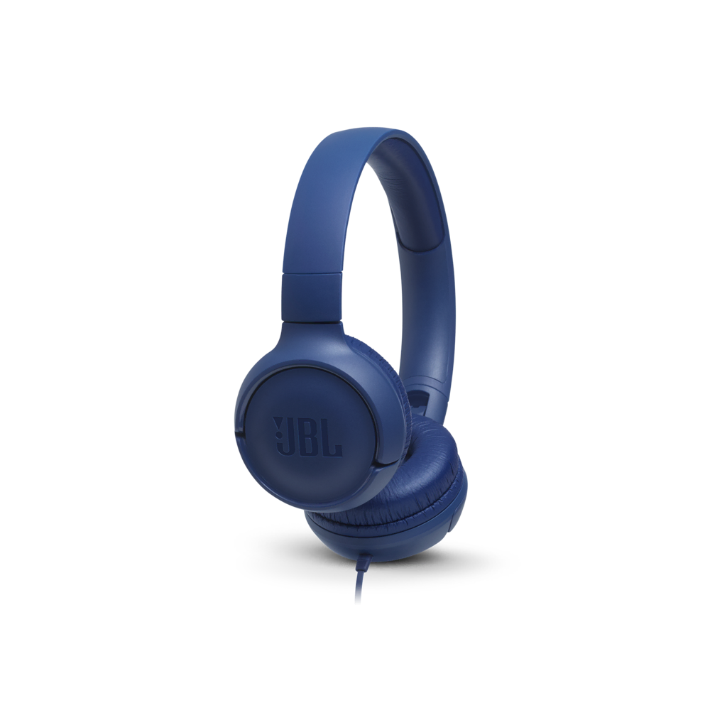 JBL T500 Kablolu Mik. Kulaklık Mavi Kulaklık