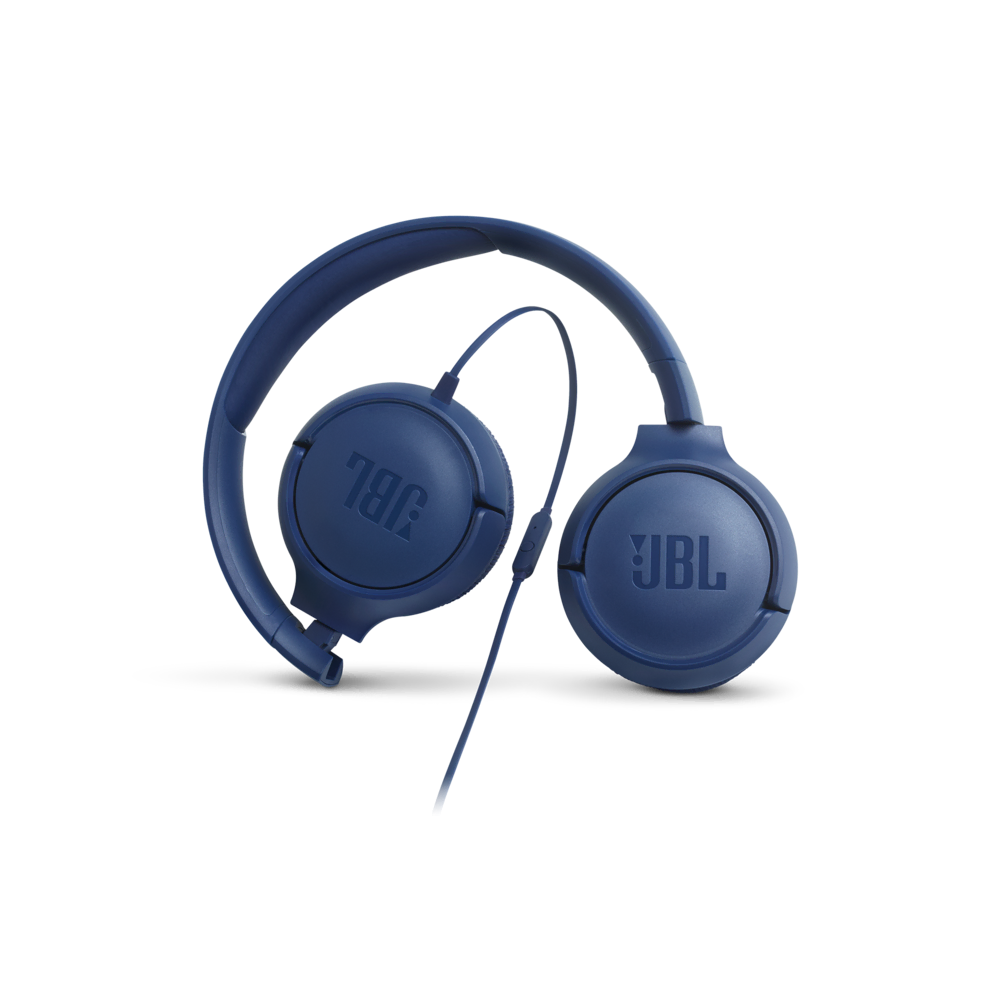 JBL T500 Kablolu Mik. Kulaklık Mavi Kulaklık