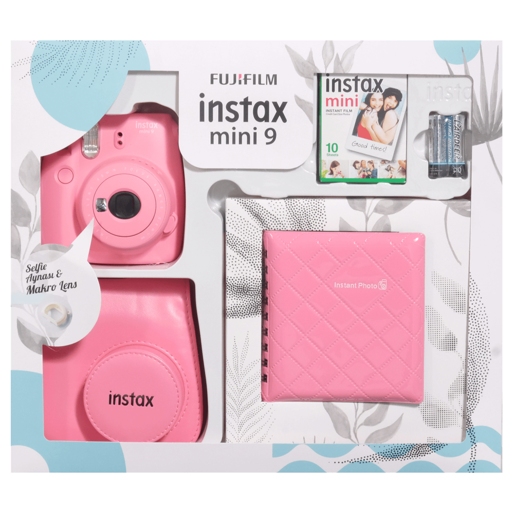 Mini9Box Albm/kılıf/kgt Pembe Fotoğraf Makinesi