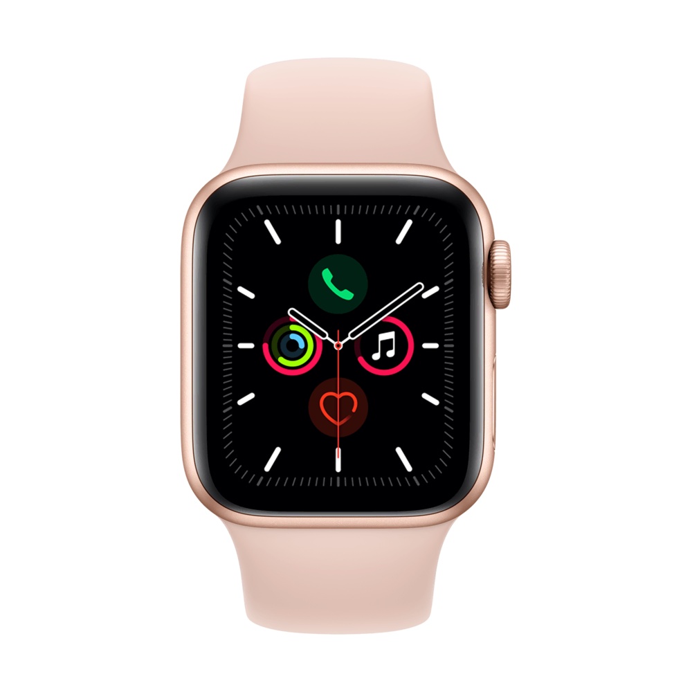 APPLE W S5 40 GLD AL Case-PinkSand bnd Apple