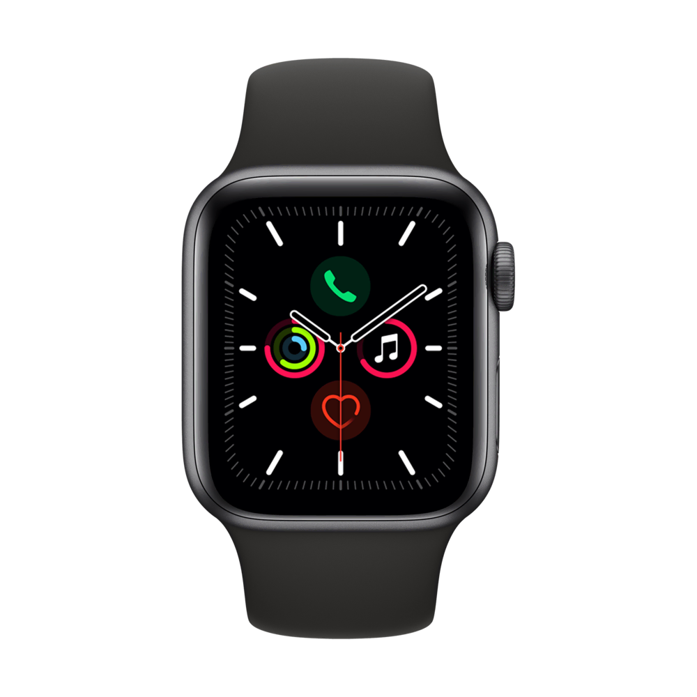 APPLE W S5 40 SG AL Case- Black bnd Apple Watch