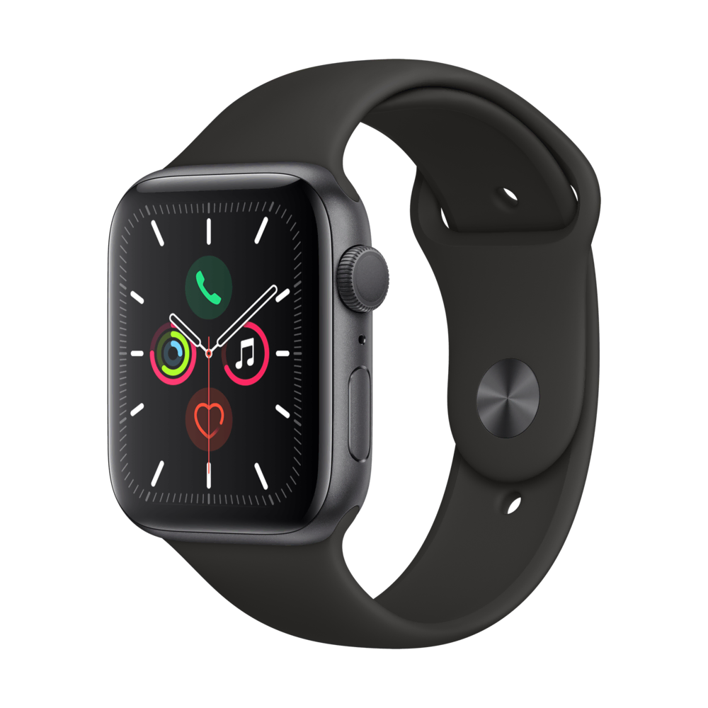 APPLE W S5 44 SG AL Case- Black bnd Apple