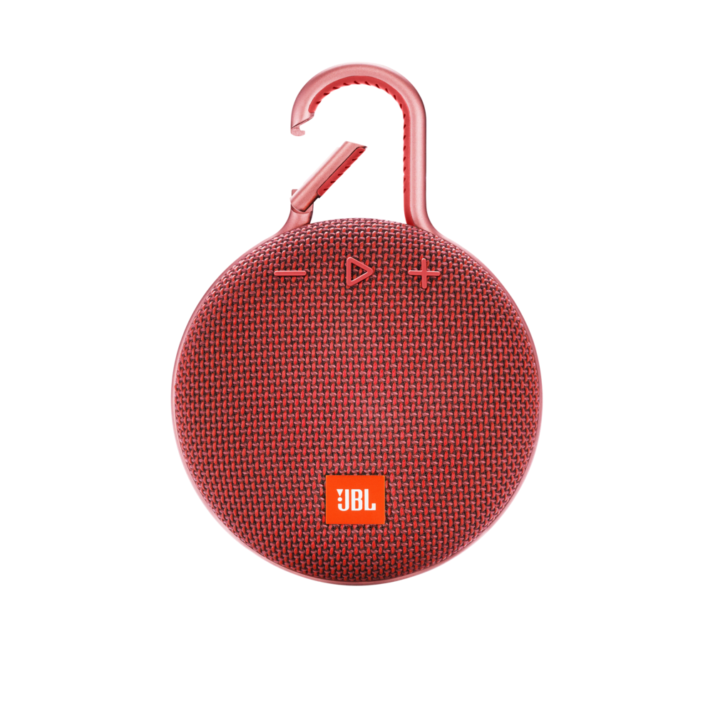 JBL Clip 3 Su Geçirmez BT Hop. Kırmızı Hoparlör