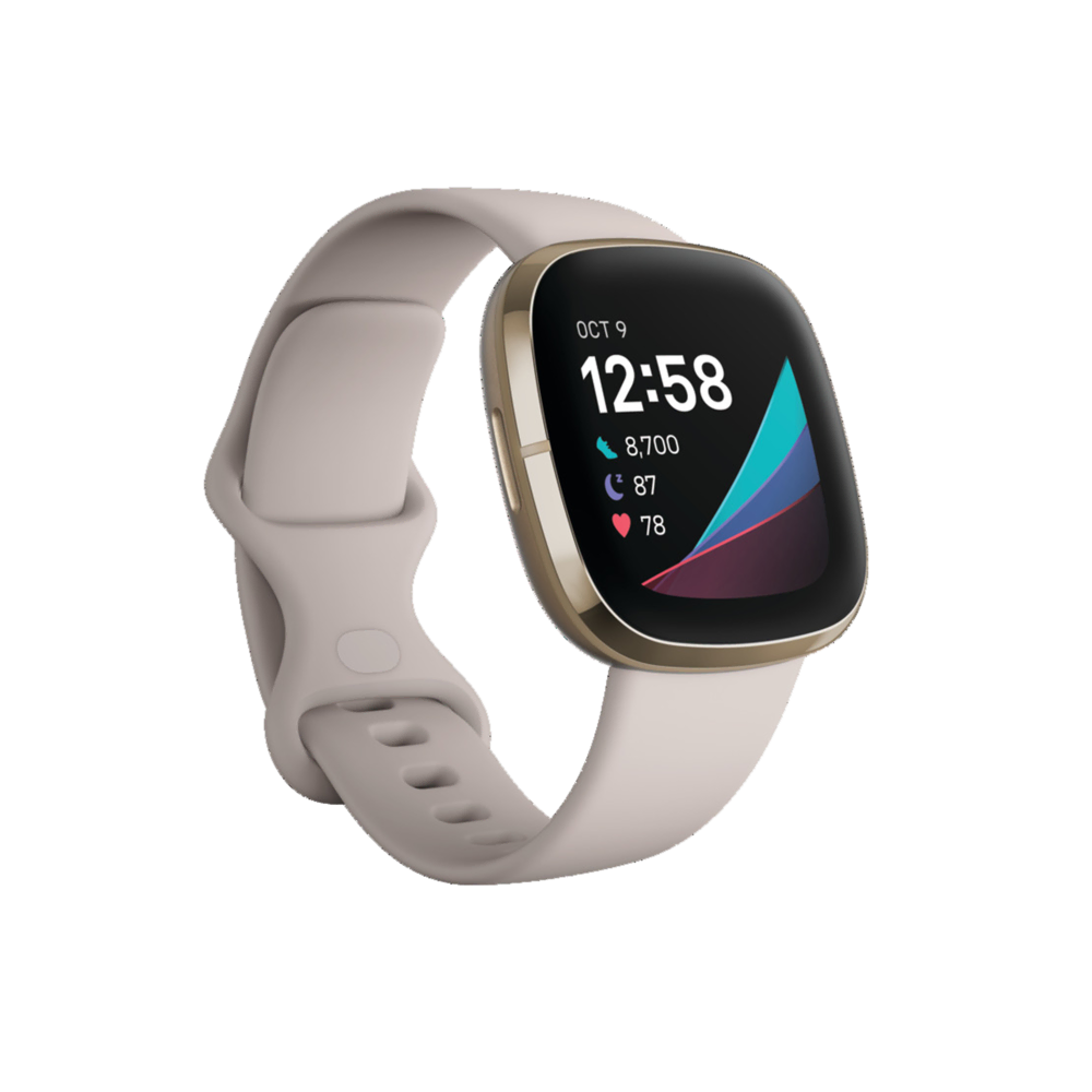 Fitbit Sense - Ay Beyazı/Altın Akıllı Saat Akıllı Saat