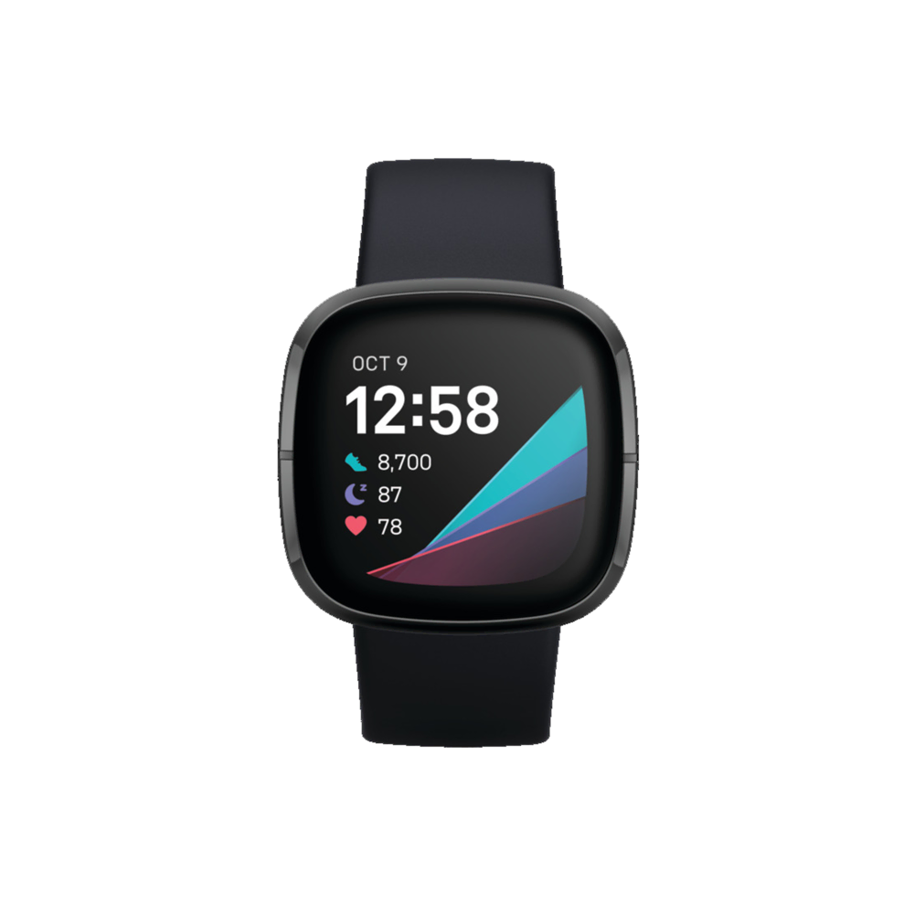 Fitbit Sense - Karbon Siyah Akıllı Saat Akıllı Saat