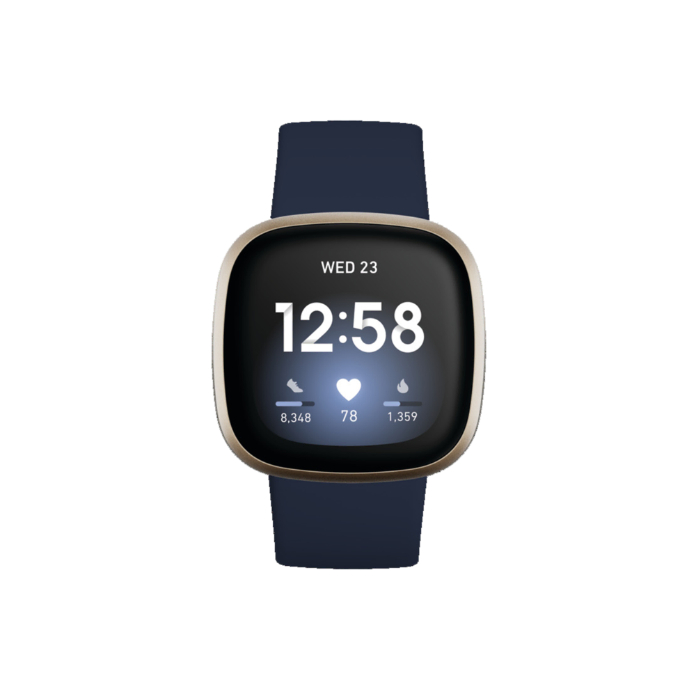 Fitbit Versa 3 - Gece Mavisi/Altın Akıllı Saat Akıllı Saat
