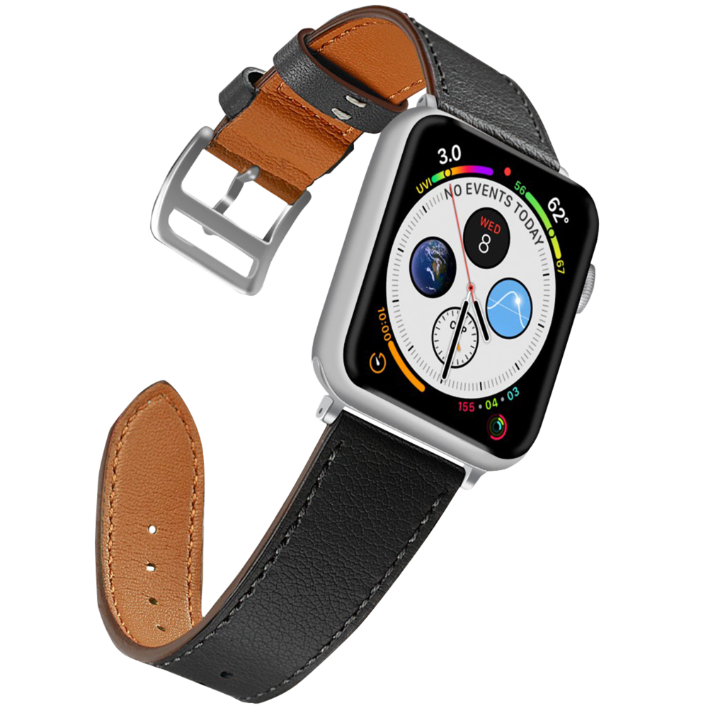 NAZTECH 38-40 MM DERI KAYIŞ SIYAH Saat ve Bileklik Aksesuarı