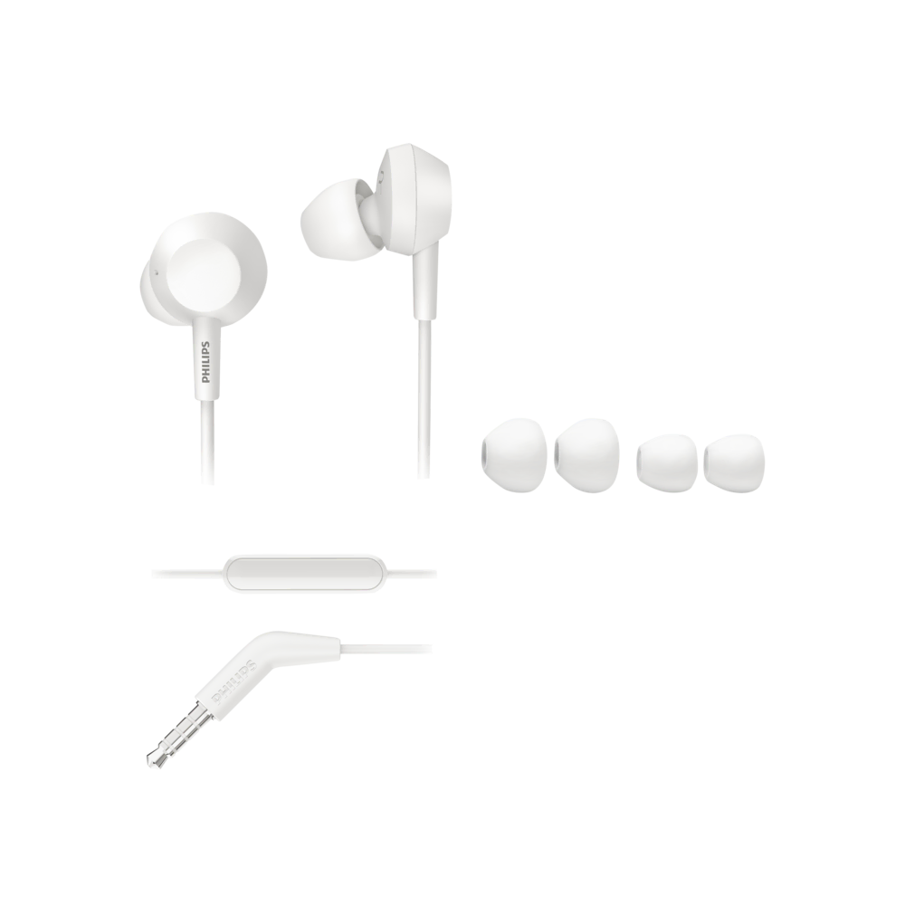 TAE4105WT/00 Mikrofonlu k.içi kulaklık Kulaklık