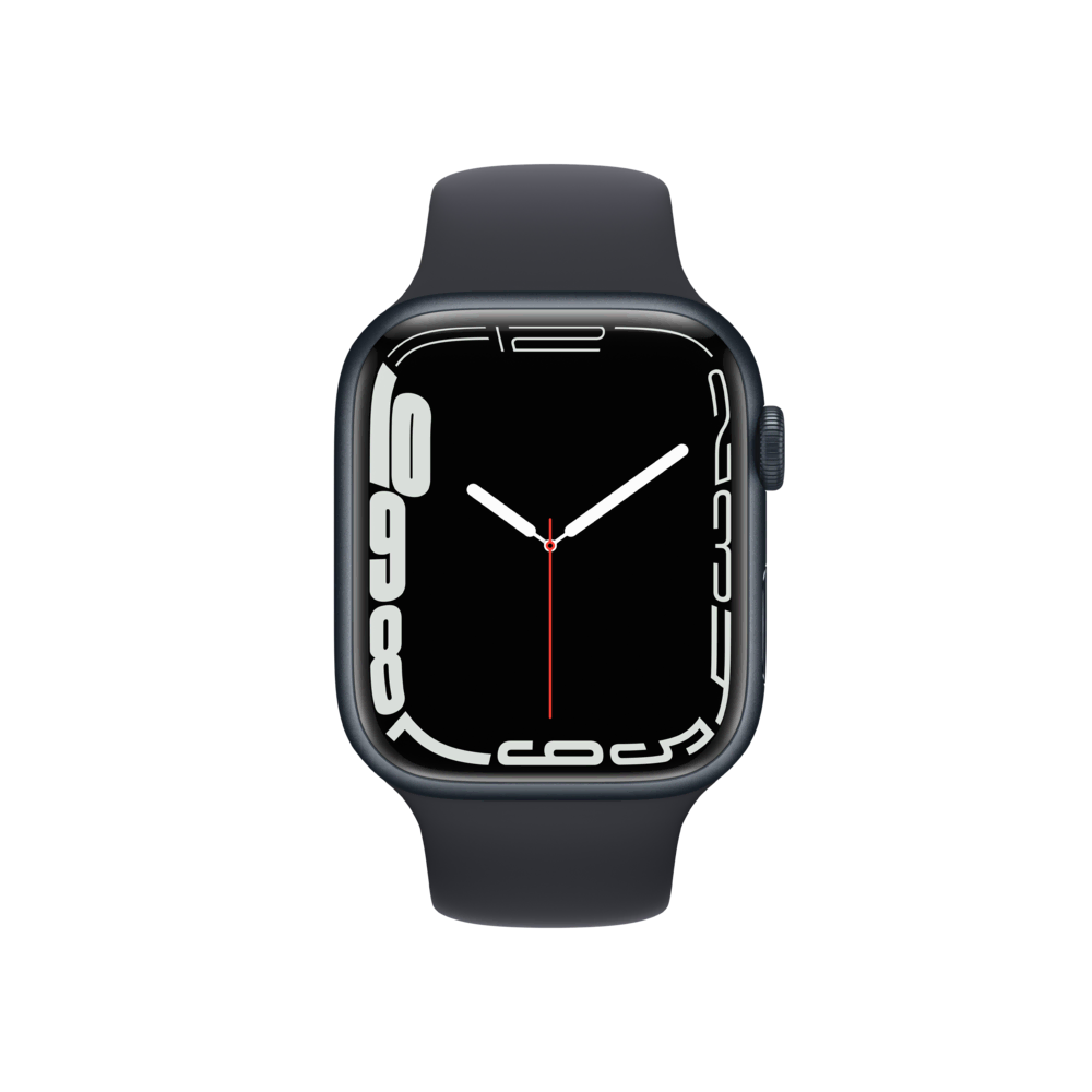 Apple Watch Series 7, 45mm Gece Yarısı Akıllı Saat