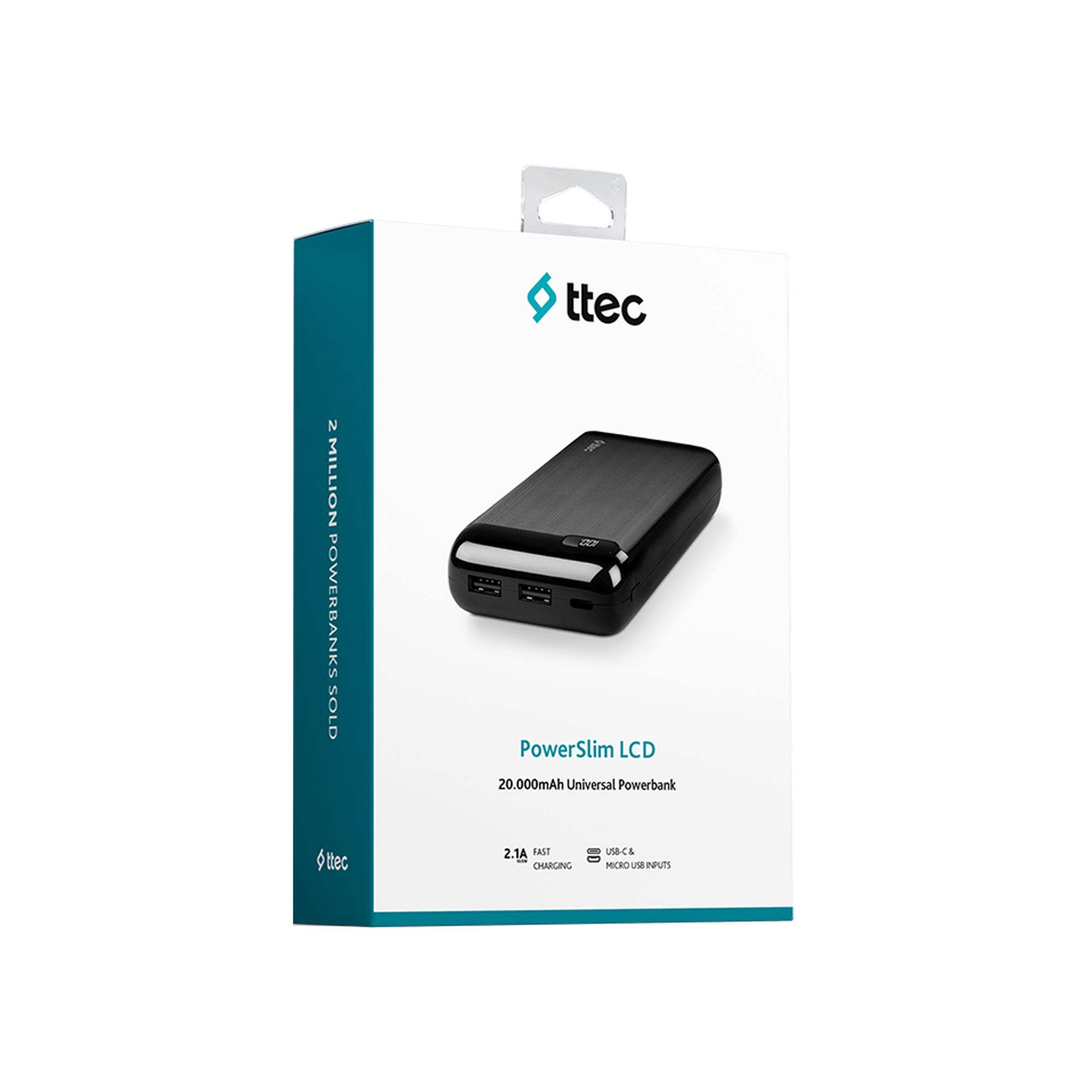 Ttec 2BB184S PowerSlim 20.000 Powerbank
