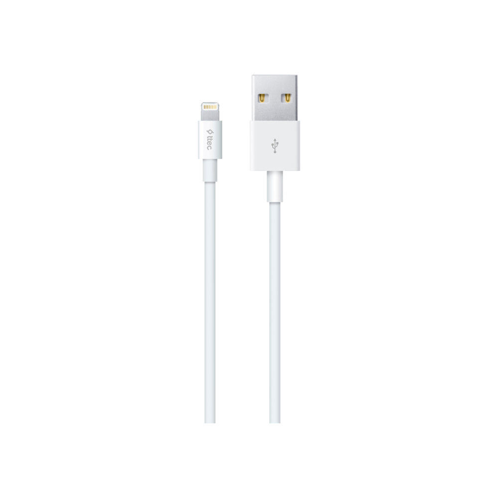 Ttec 2DK7508B iPh. Şarj Kablosu- Beyaz Şarj Kabloları