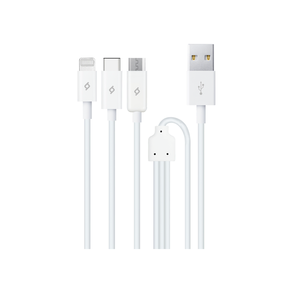 Ttec 2DK7521 Trio ŞarjKablo Type-C,Light Cep Telefonu Aksesuar