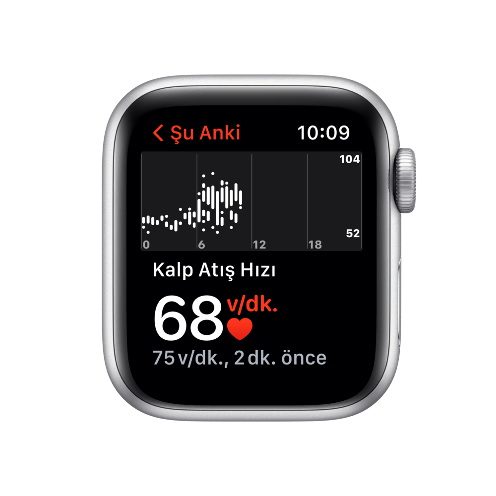 Apple Watch Nike SE GPS 44mm Gümüş Akıllı Saat