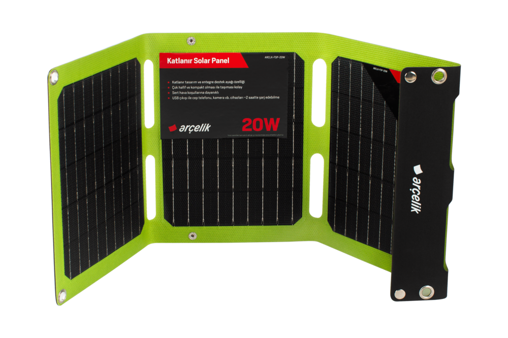 ARCLK-FSP-20W Taşınabilir Güneş Paneli