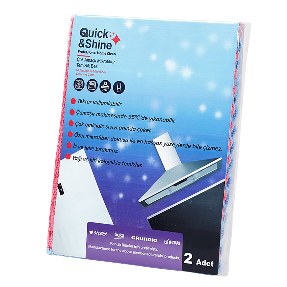 Çok Amaçlı Mikrofiber Temizlik Bezi Ocak ve Fırın Temizlik ve Bakım Ürünleri
