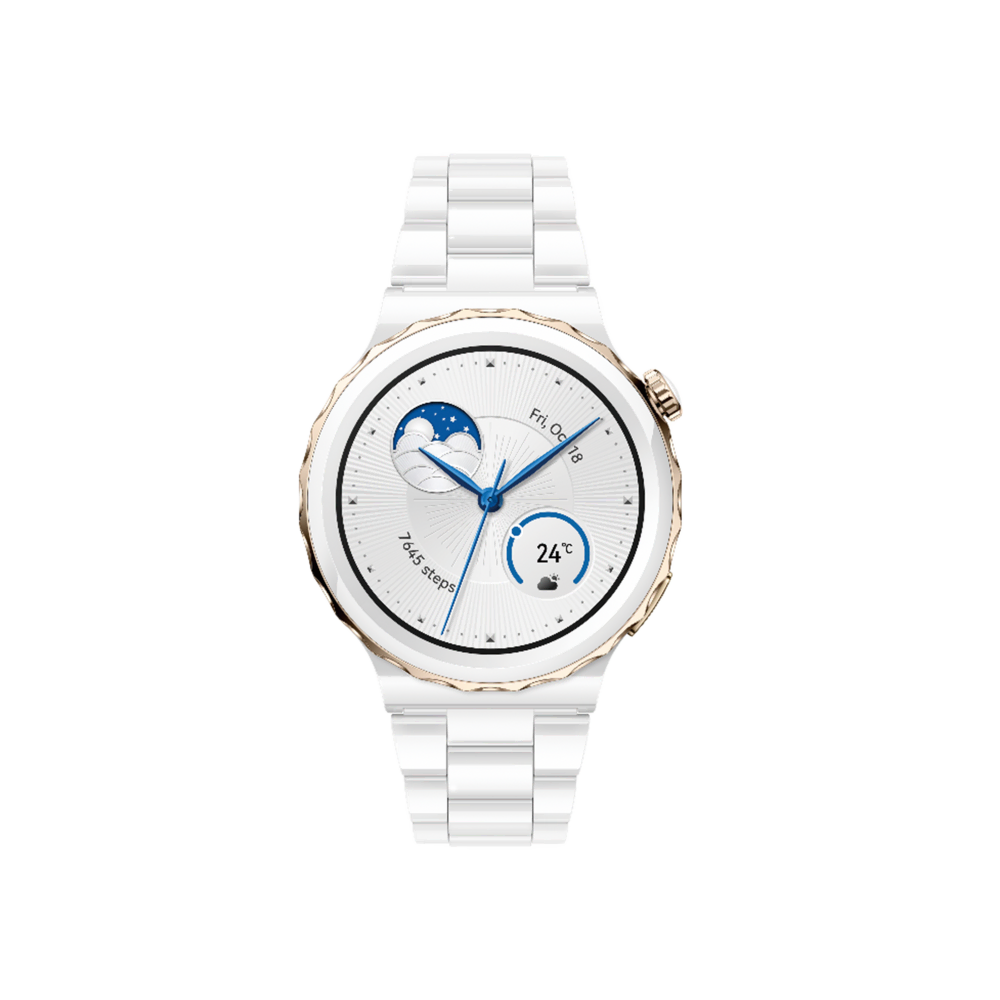 Huawei Watch GT3 Pro 43mm Seramik Beyaz Akıllı Saat