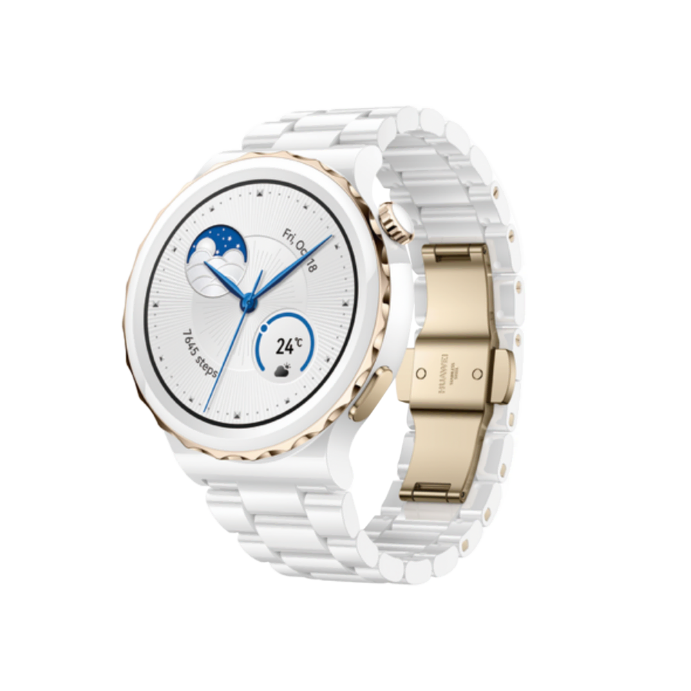 Huawei Watch GT3 Pro 43mm Seramik Beyaz Akıllı Saat