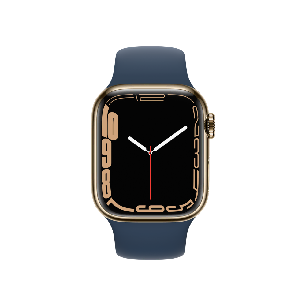 Apple Watch S7 Cellular 41mm Altın-Mavi Akıllı Saat