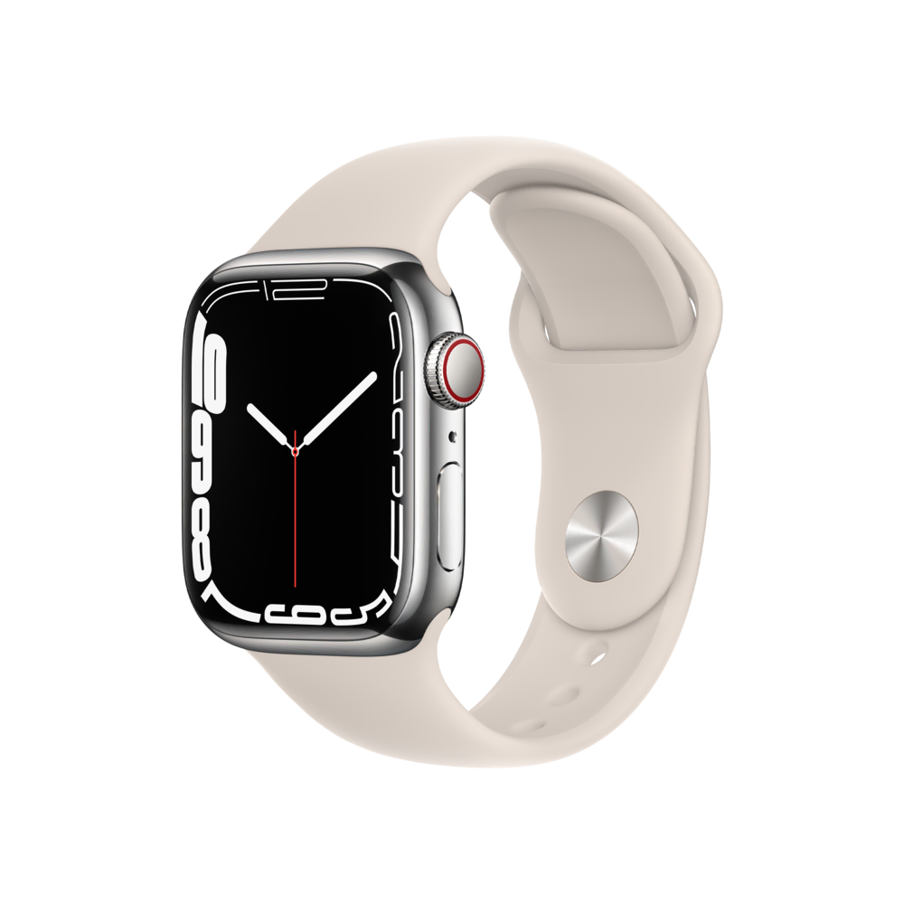 Apple Watch S7 Cellular 41mm Gümüş-Beyaz Akıllı Saat