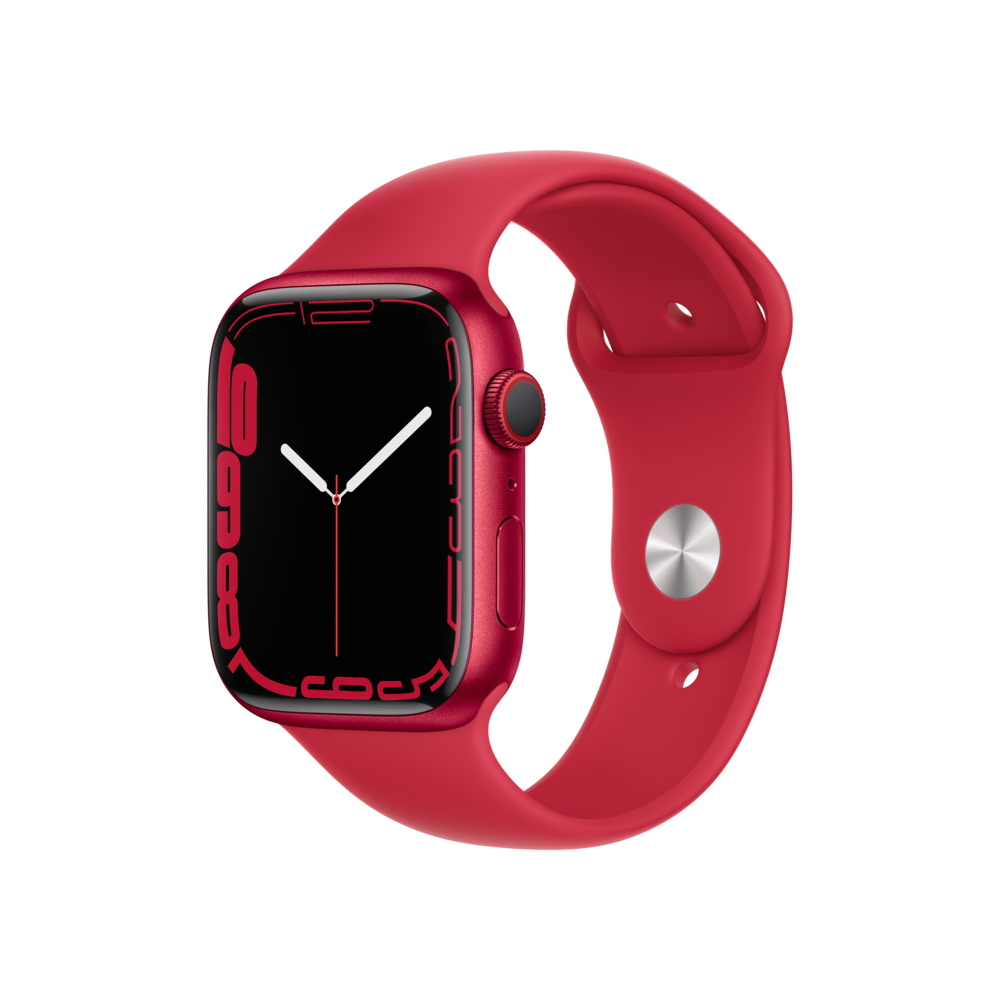 Apple Watch S7 Cellular 45mm Kırmızı Akıllı Saat