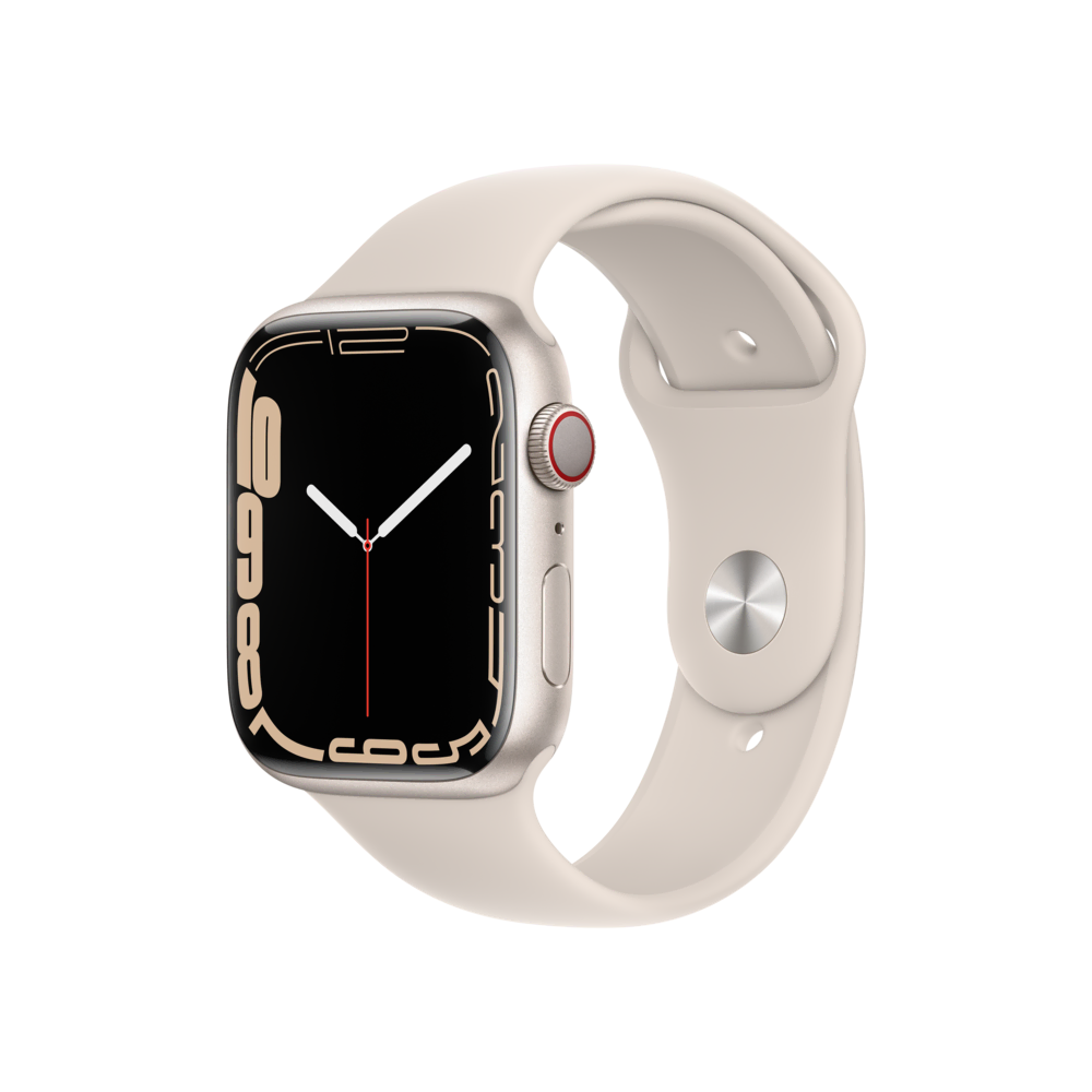 Apple Watch Series 7 Cellular 45mm Beyaz Akıllı Saat