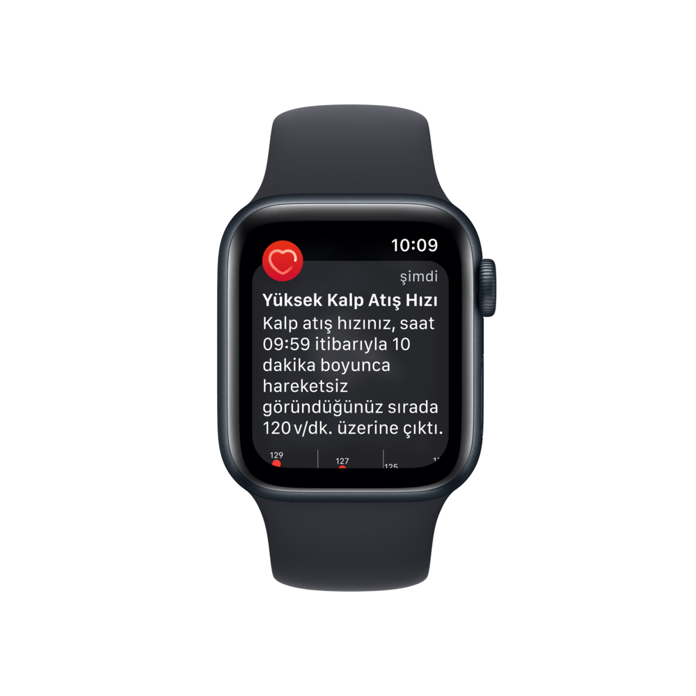 Apple Watch SE, 40mm Gece Yarısı Yeni Akıllı Saat