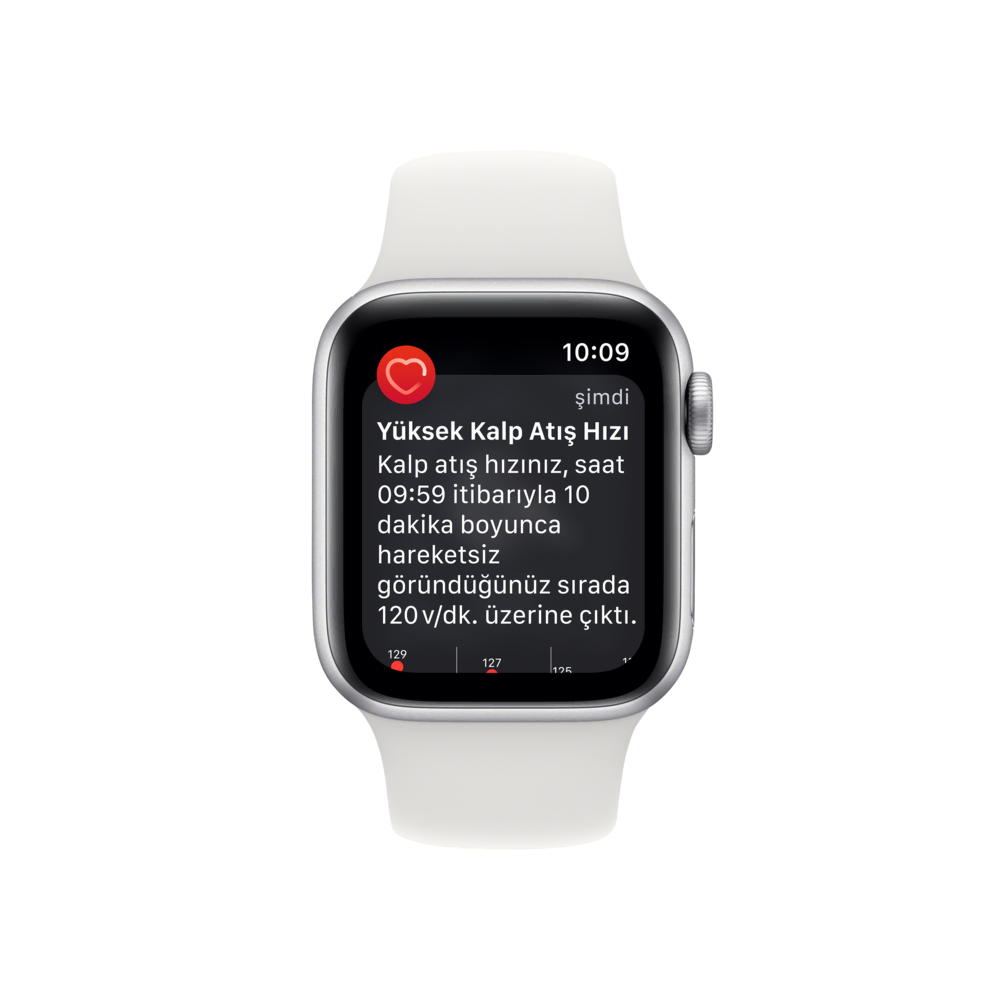 Apple Watch SE 2. Nesil, 40mm Gümüş  Akıllı Saat