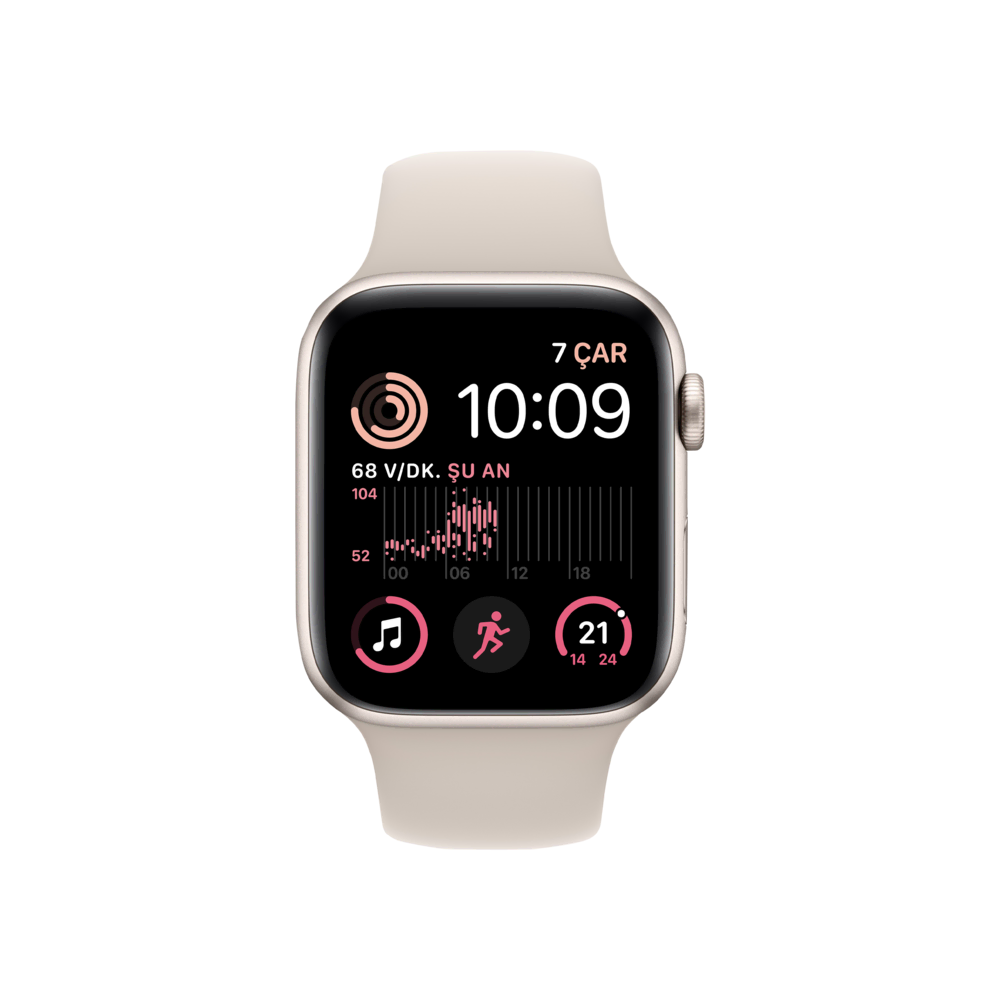 Apple Watch SE 2. Nesil, 44mm Yıldız Işığı Akıllı Saat