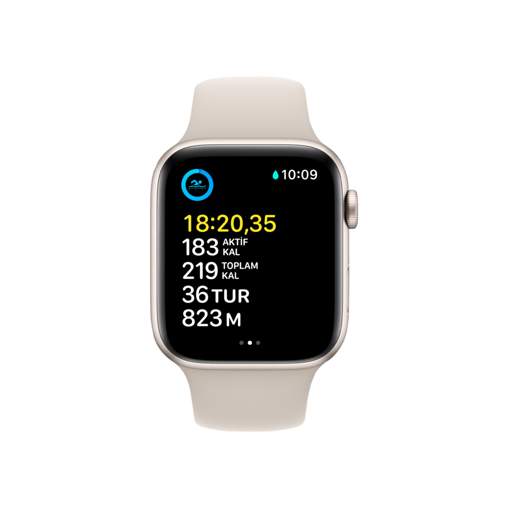 Apple Watch SE 2. Nesil, 44mm Yıldız Işığı Akıllı Saat