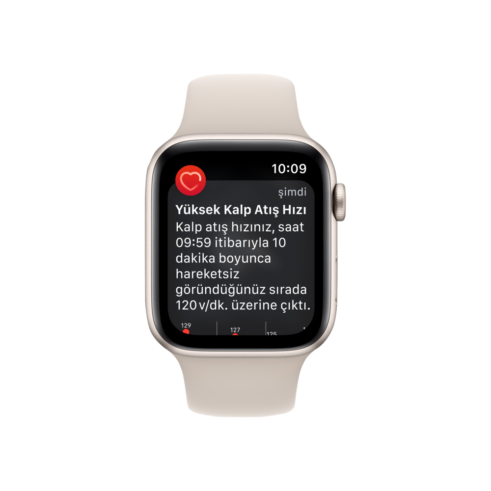 Apple Watch SE 2. Nesil, 44mm Yıldız Işığı Akıllı Saat