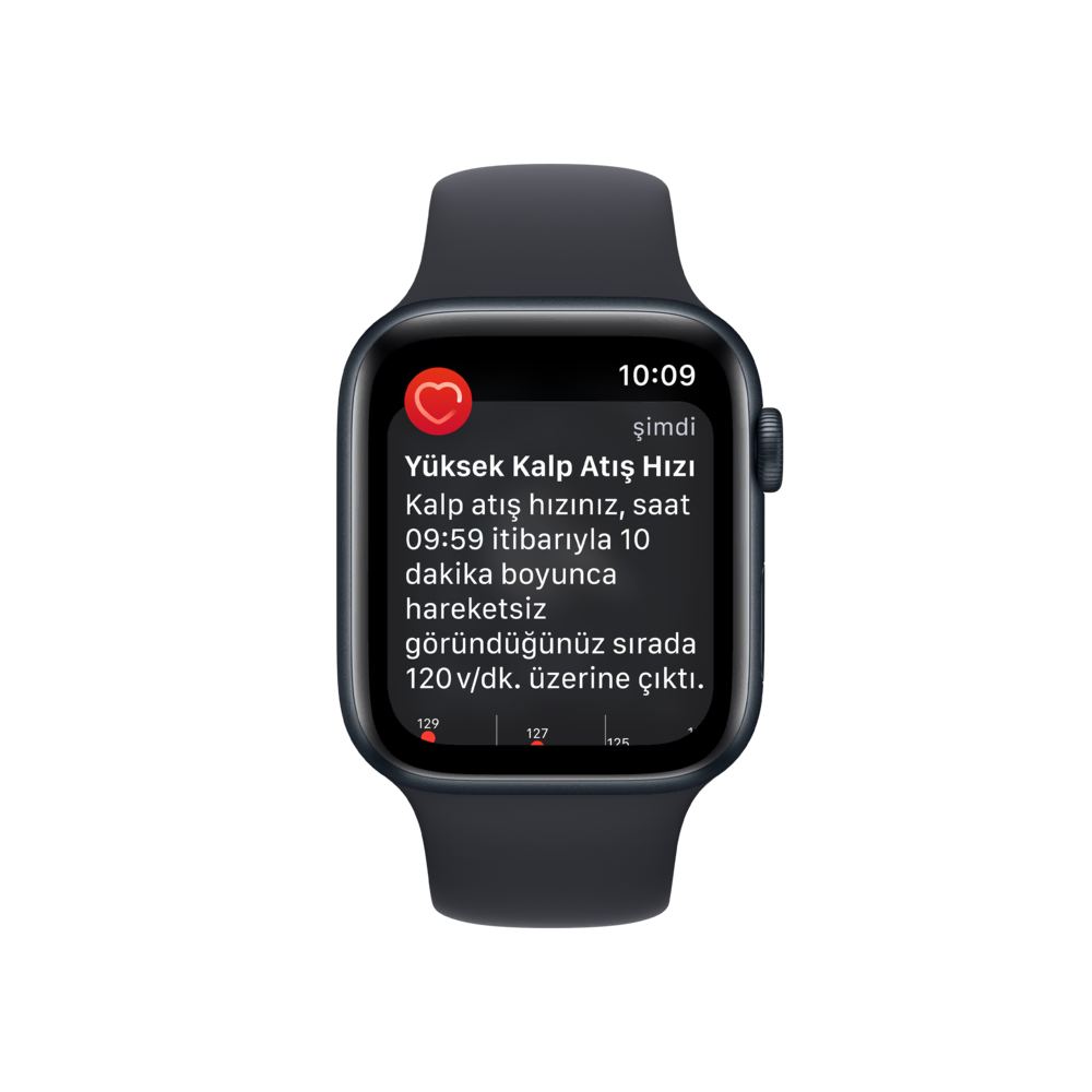 Apple Watch SE, 44mm Gece Yarısı Yeni Akıllı Saat