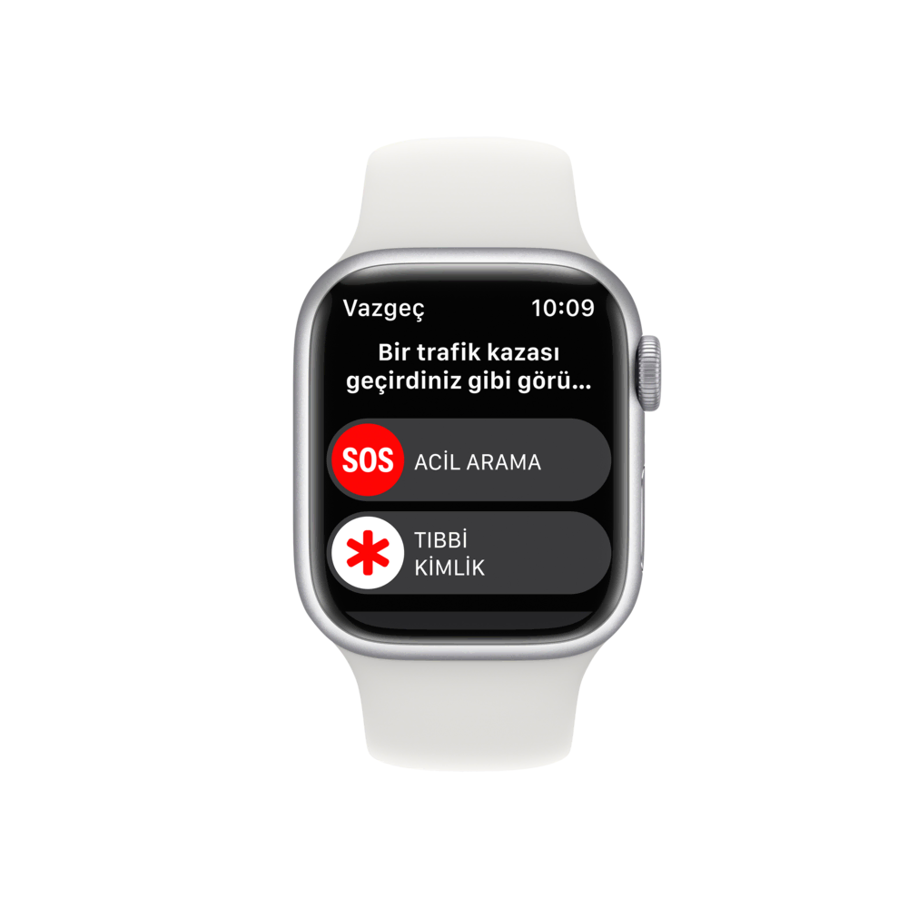 Apple Watch Series 8, 41mm Gümüş Akıllı Saat