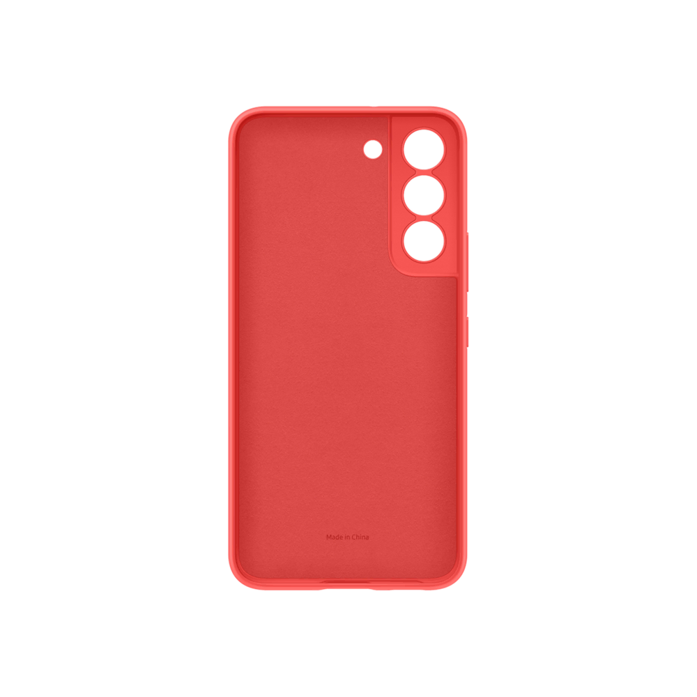 Samsung Galaxy S22 SilikonKlıf - Krmzı Telefon Kılıfı