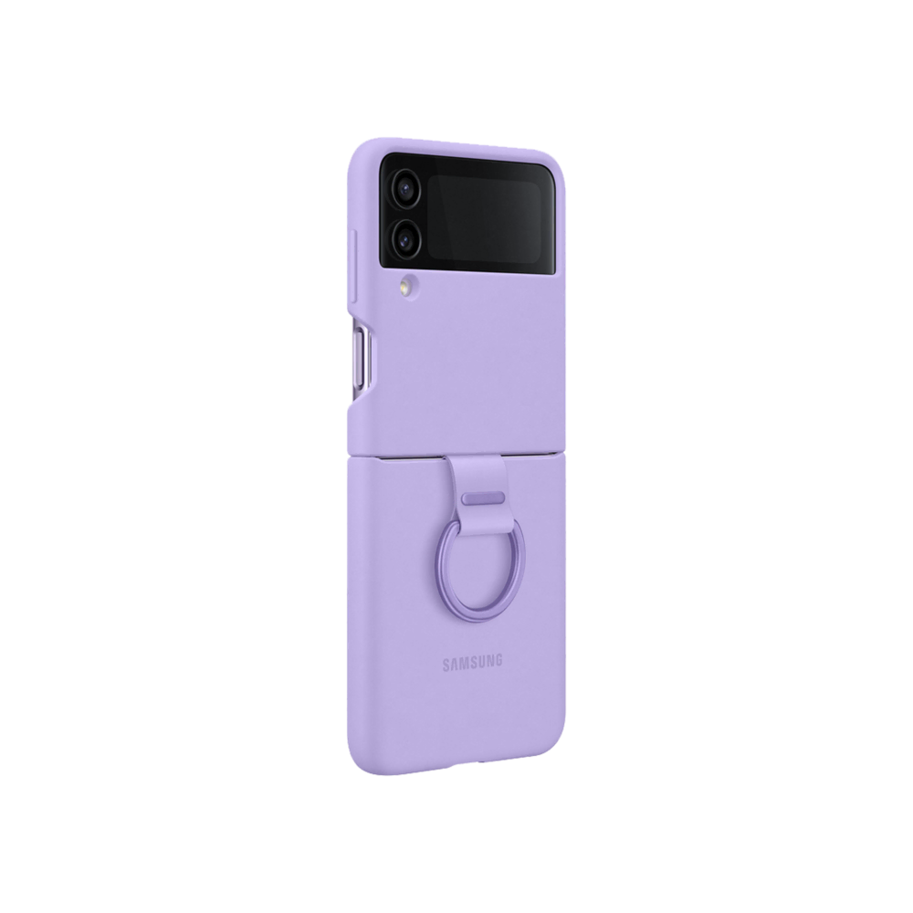 Samsung GalaxyZ Flip4 YüzüklüKlıf-Lvanta Telefon Kılıfı