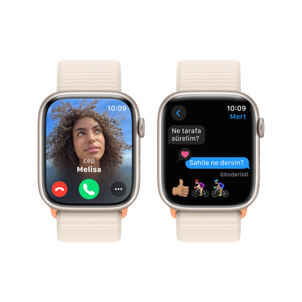 Apple Watch S9 45mm Yıldız Işığı SL Akıllı Saat