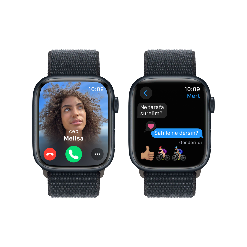 Apple Watch S9 45mm Gece Yarısı SL Akıllı Saat