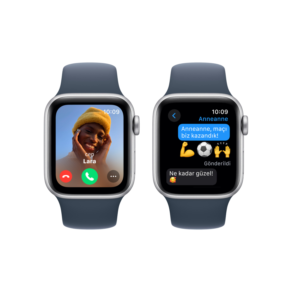 Apple Watch SE,  40mm  Gümüş Fırtına-M/L Akıllı Saat