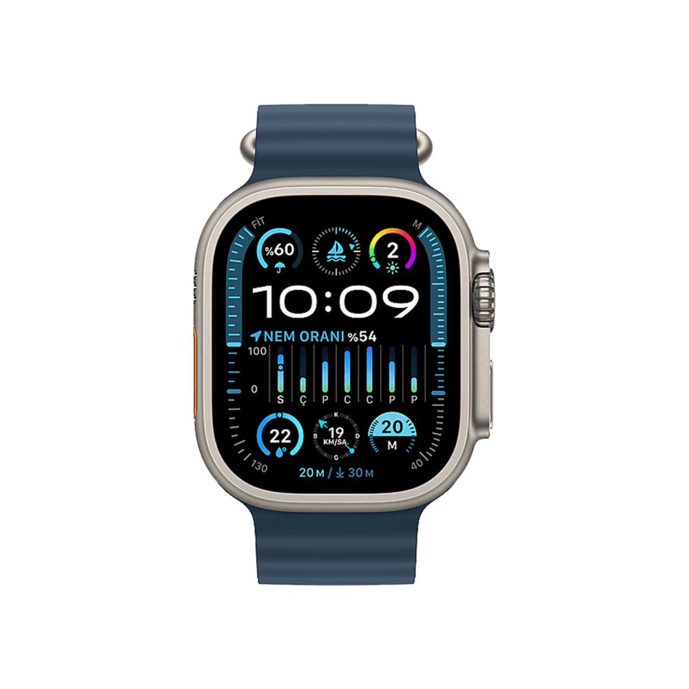 Apple Watch Ultra 2, 49mm Okyanus Mavisi Akıllı Saat
