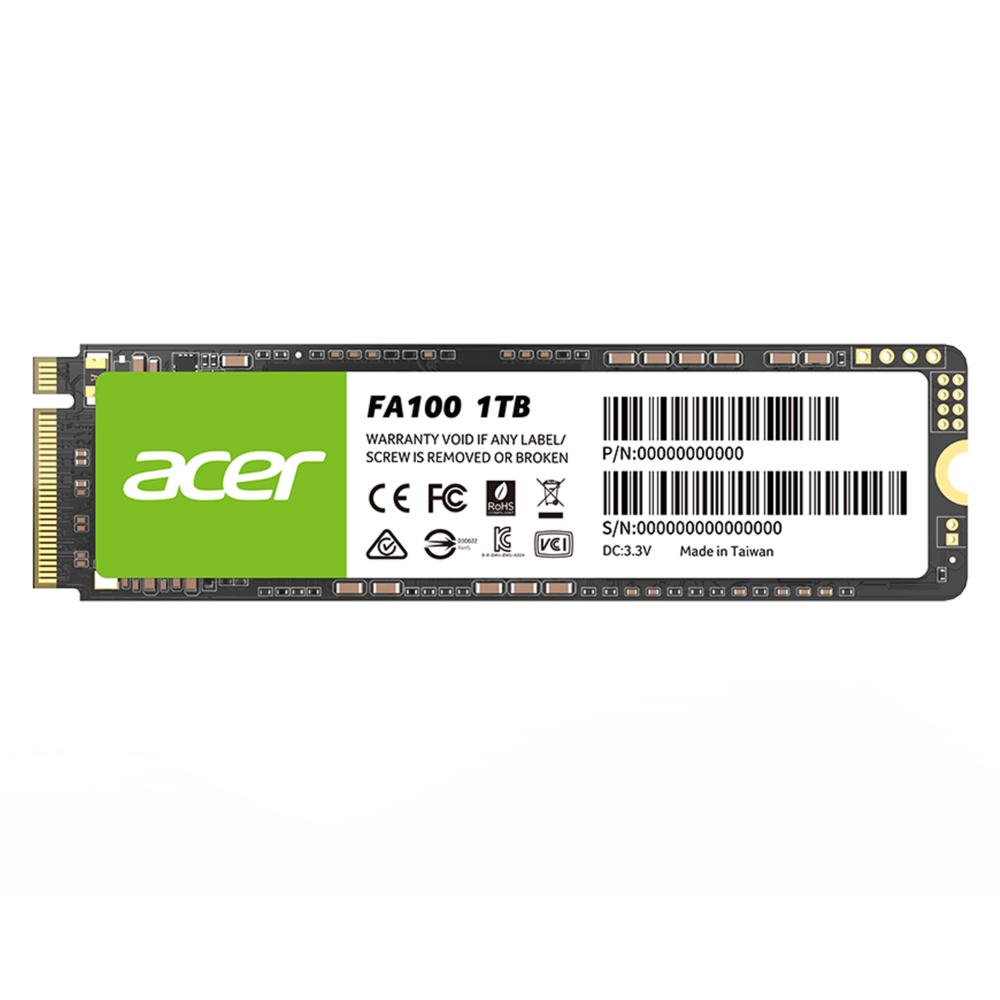 Acer FA100 PCIe NVMe 1TB Bilgisayar Çevre Birimleri
