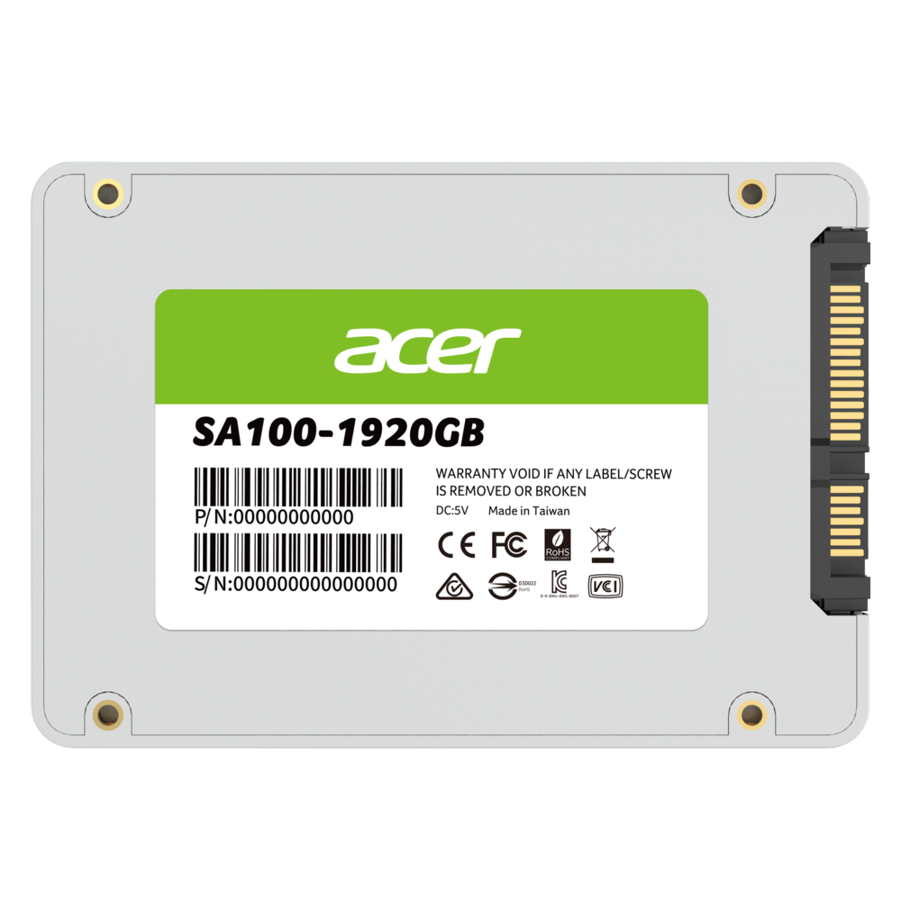 ACER SSD SA100 2.5'' 1920GB Bilgisayar Çevre Birimleri